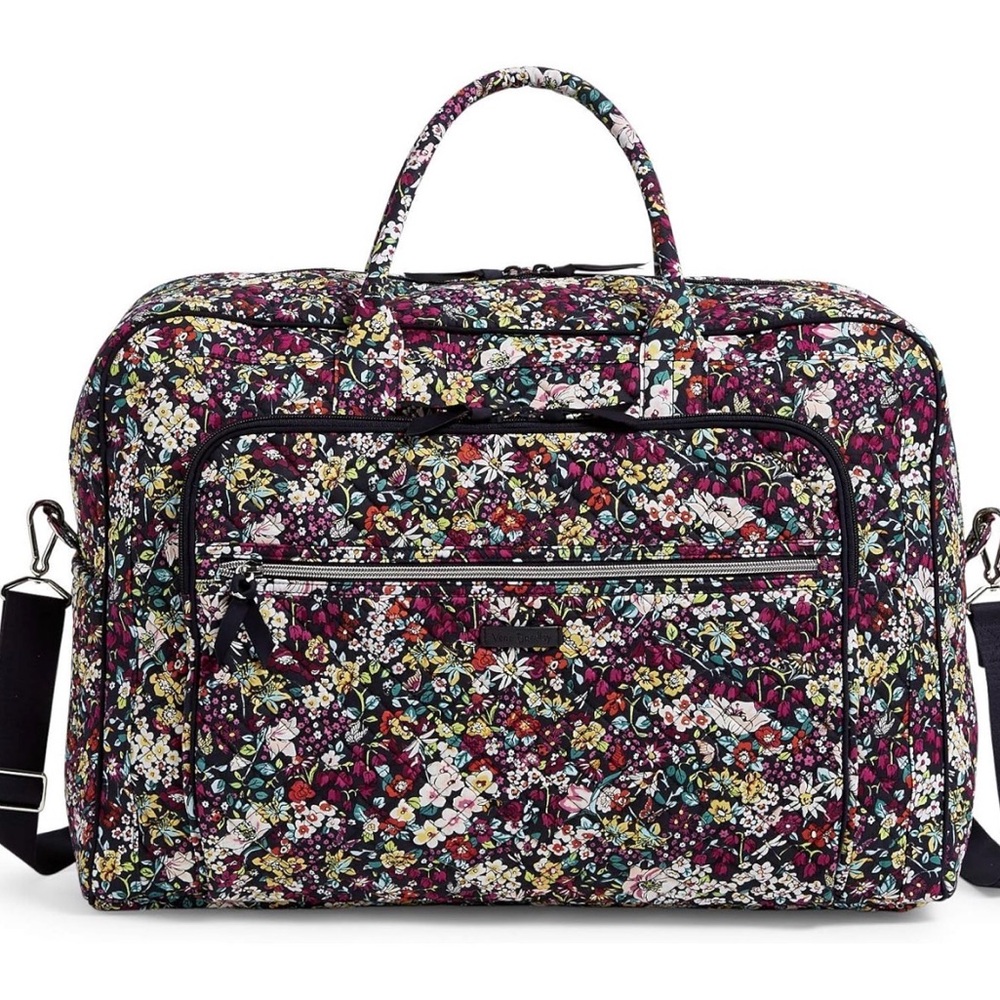 Vera Bradley Iconic Grand Weekender Travel Bag, Signature Cotton-XL Size
